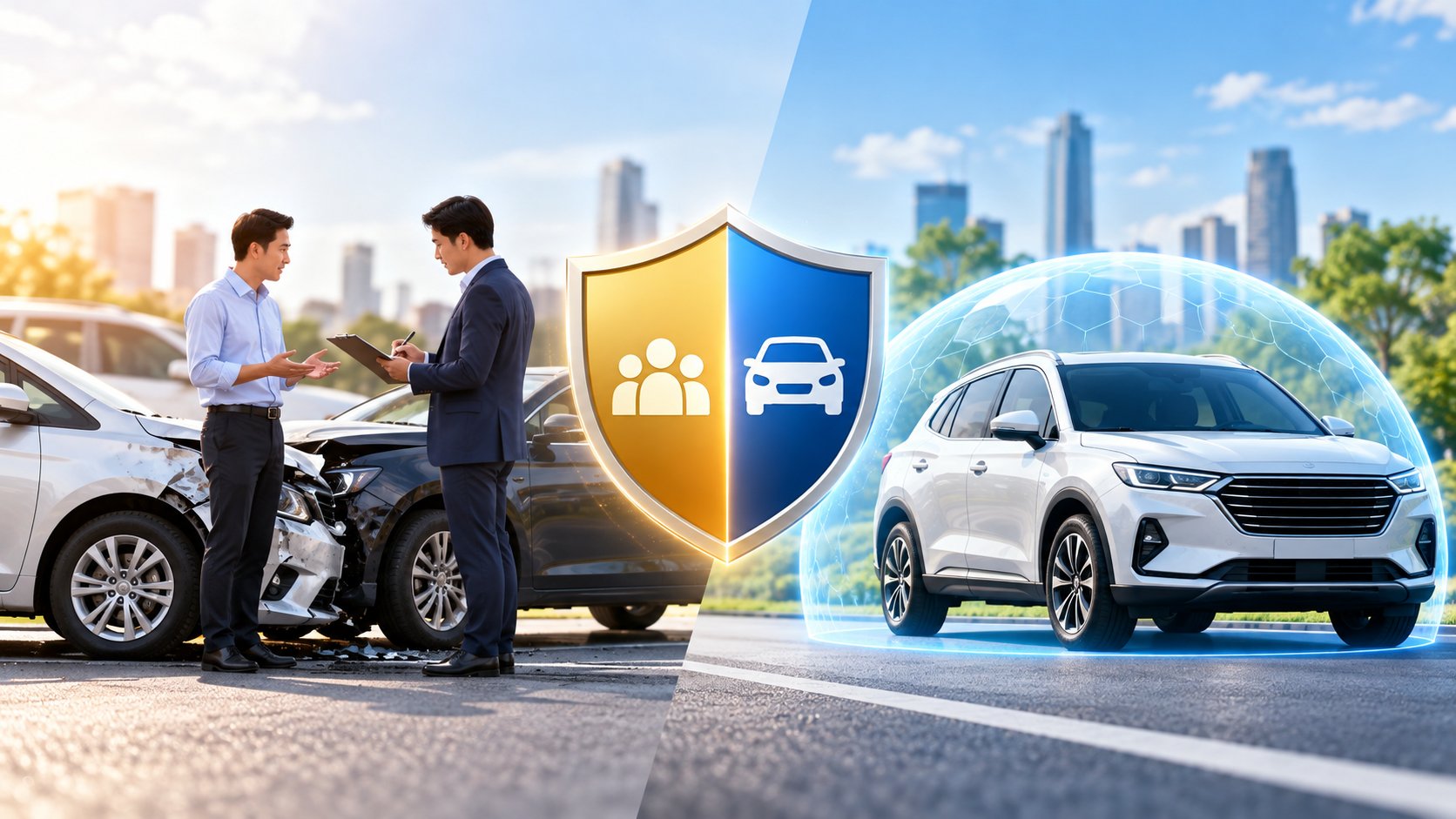 Bảo hiểm bắt buộc và bảo hiểm thân vỏ khác nhau?