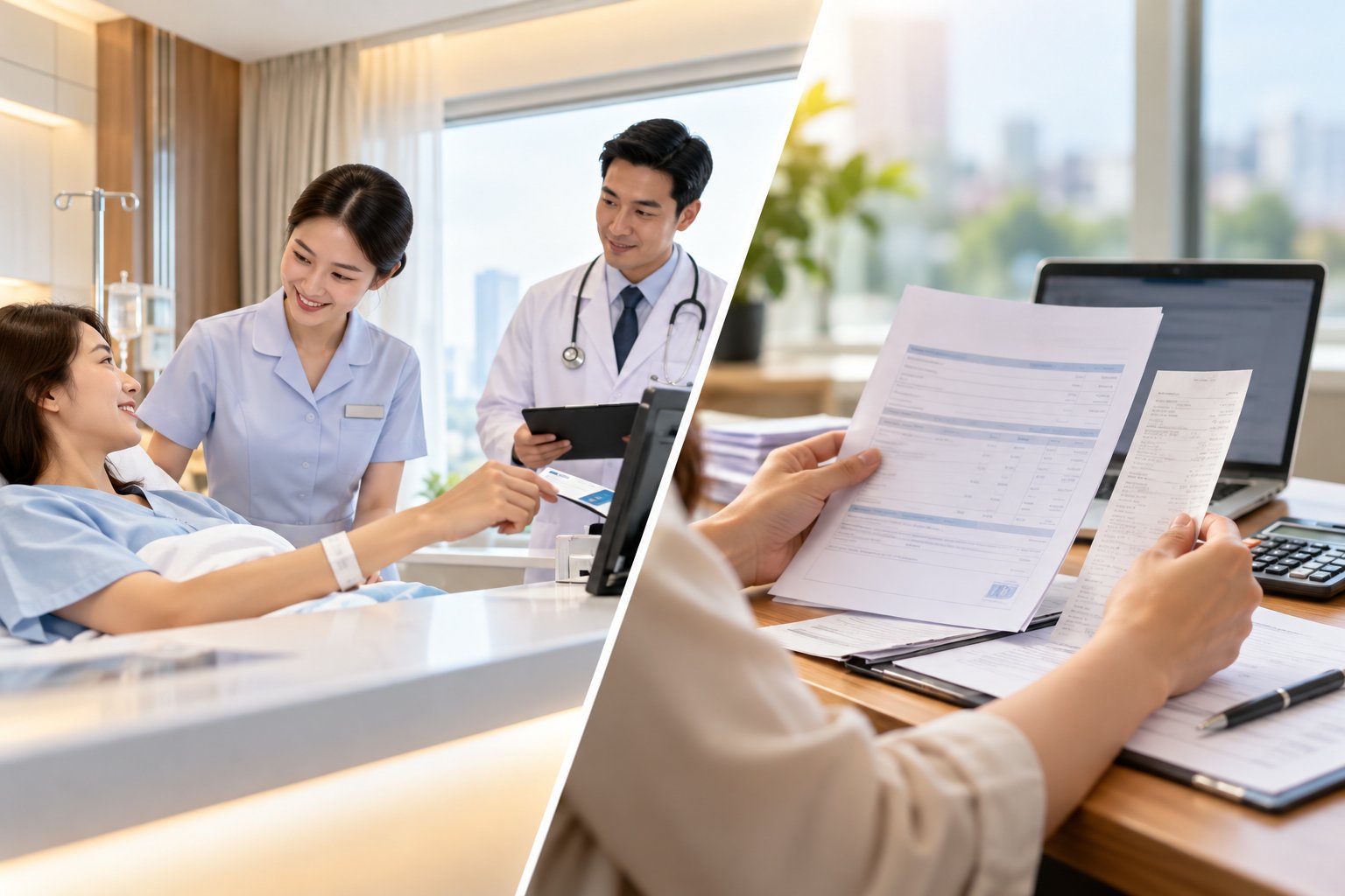 Bảo lãnh viện phí và hoàn trả bảo hiểm khác gì?