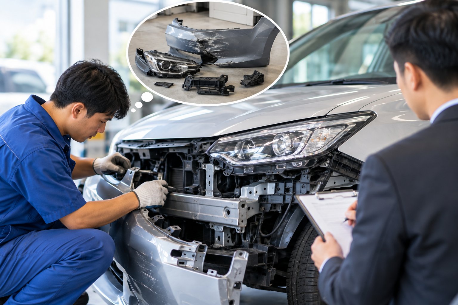 Ảnh minh hoạ: Sửa xe trước khi giám định bảo hiểm: Cần làm gì?