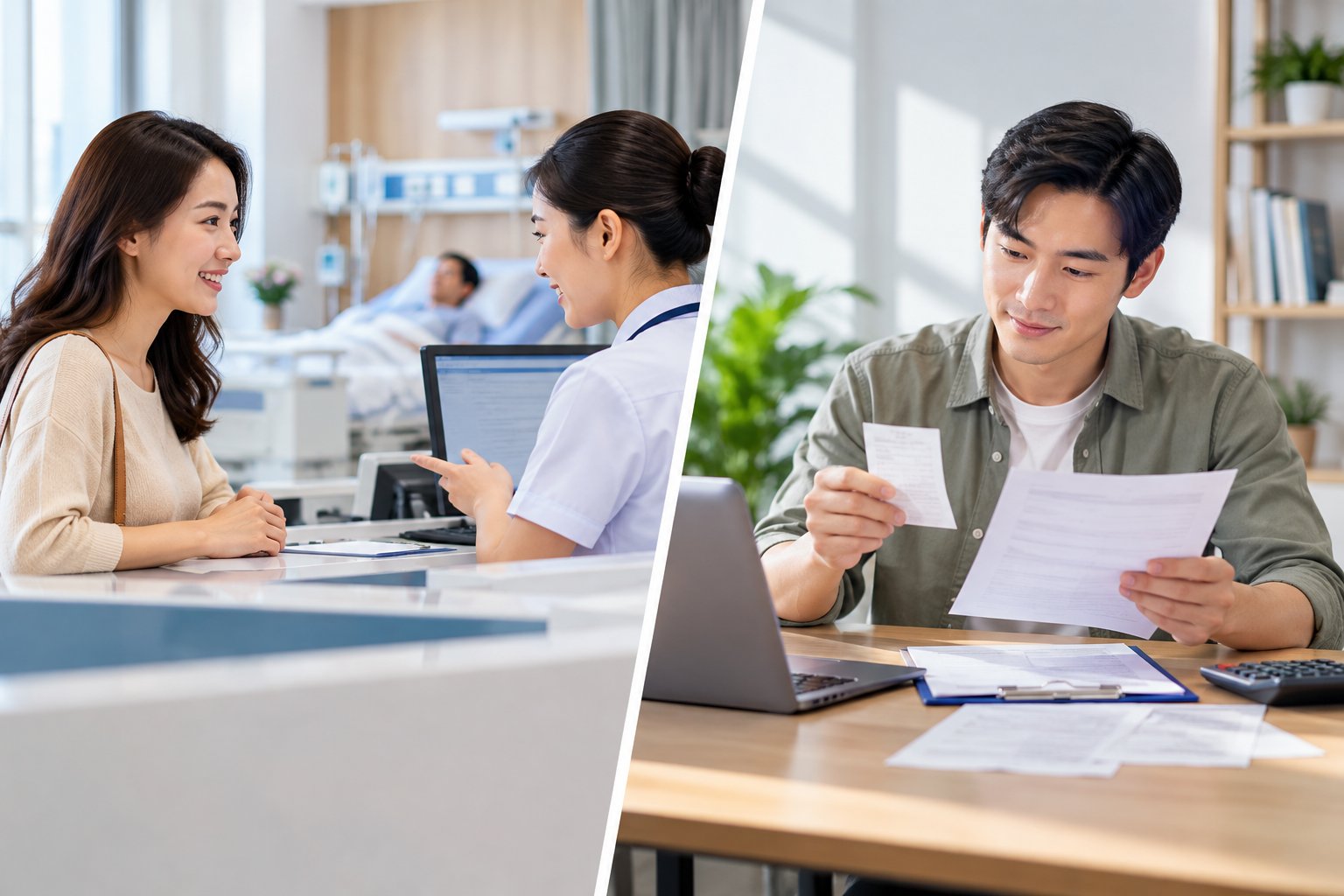 Ảnh minh hoạ: Bảo lãnh viện phí và hoàn trả bảo hiểm khác gì?