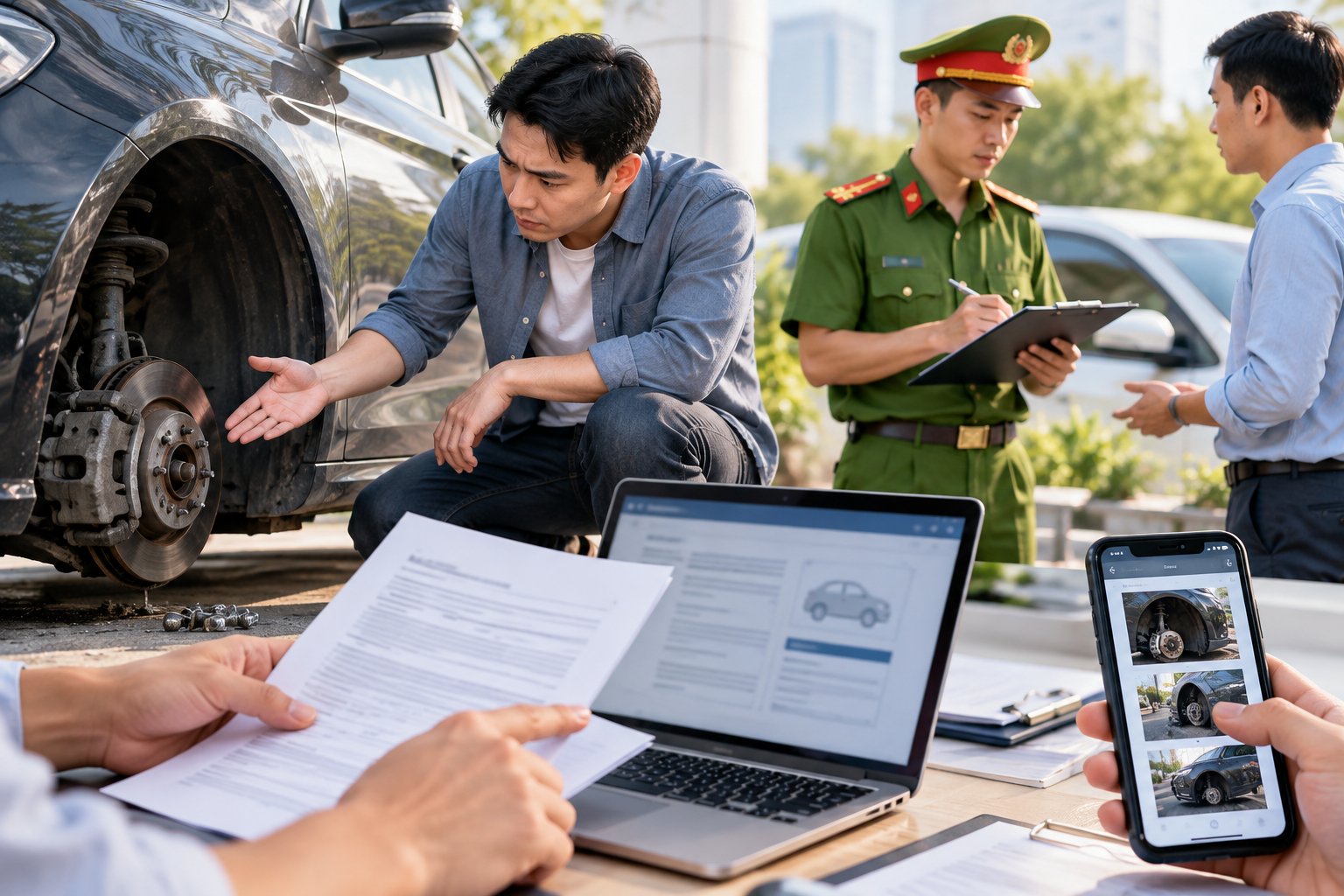 Mất cắp phụ tùng ô tô có được bảo hiểm không? 2 Ảnh minh hoạ: Mất cắp phụ tùng ô tô có được bảo hiểm không?
